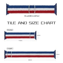 GWENLAND 编织弹力单圈表带，兼容 表带 38 毫米 40 毫米 41 毫米 42 毫米 44 毫米 45 毫米 49 毫米，男女皆宜，尼龙弹力表带，腕带兼容 Series 8 7 6 SE 5 4 3 2 1 Ultra，可作为返校学生的礼物 - 軍綠色 - 查看 9