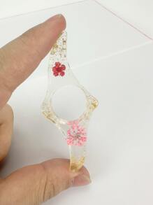 multibey 1入組粉色的花朵形狀膠黏劑書架適用於閱讀協助,辦公室和學校用品