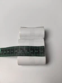 M02x/t02專用白色貼紙熱敏紙,十年黑色白色相片黏性紙50mm X3.5m,3卷 - 白色 - 查看 5