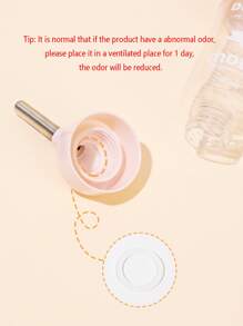 80ml小型寵物飲水瓶,適用於倉鼠,具備防漏滾珠設計及隨機顏色底座 - 彩色 - 查看 5