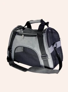 New Portable Pet Carrier, Soft-Sided Cat Carrier For Medium Cats And Small Dogs Up To 15 Lbs, Pet Carrier Bag, Airline Approved Travel Dog Carrier, Pet Tote Bag, Pet Backpack - Grey - View 5