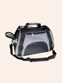 New Portable Pet Carrier, Soft-Sided Cat Carrier For Medium Cats And Small Dogs Up To 15 Lbs, Pet Carrier Bag, Airline Approved Travel Dog Carrier, Pet Tote Bag, Pet Backpack - Grey - View 6