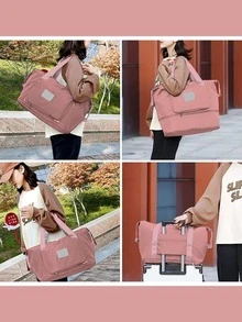 Women Tote Bags - 淺粉色 - 查看 5