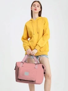 Women Tote Bags - 淺粉色 - 查看 6