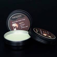 FATAZEN 1块50克牛油果形发蜡，强力定型，哑光效果，适合所有发质，100%天然发蜡