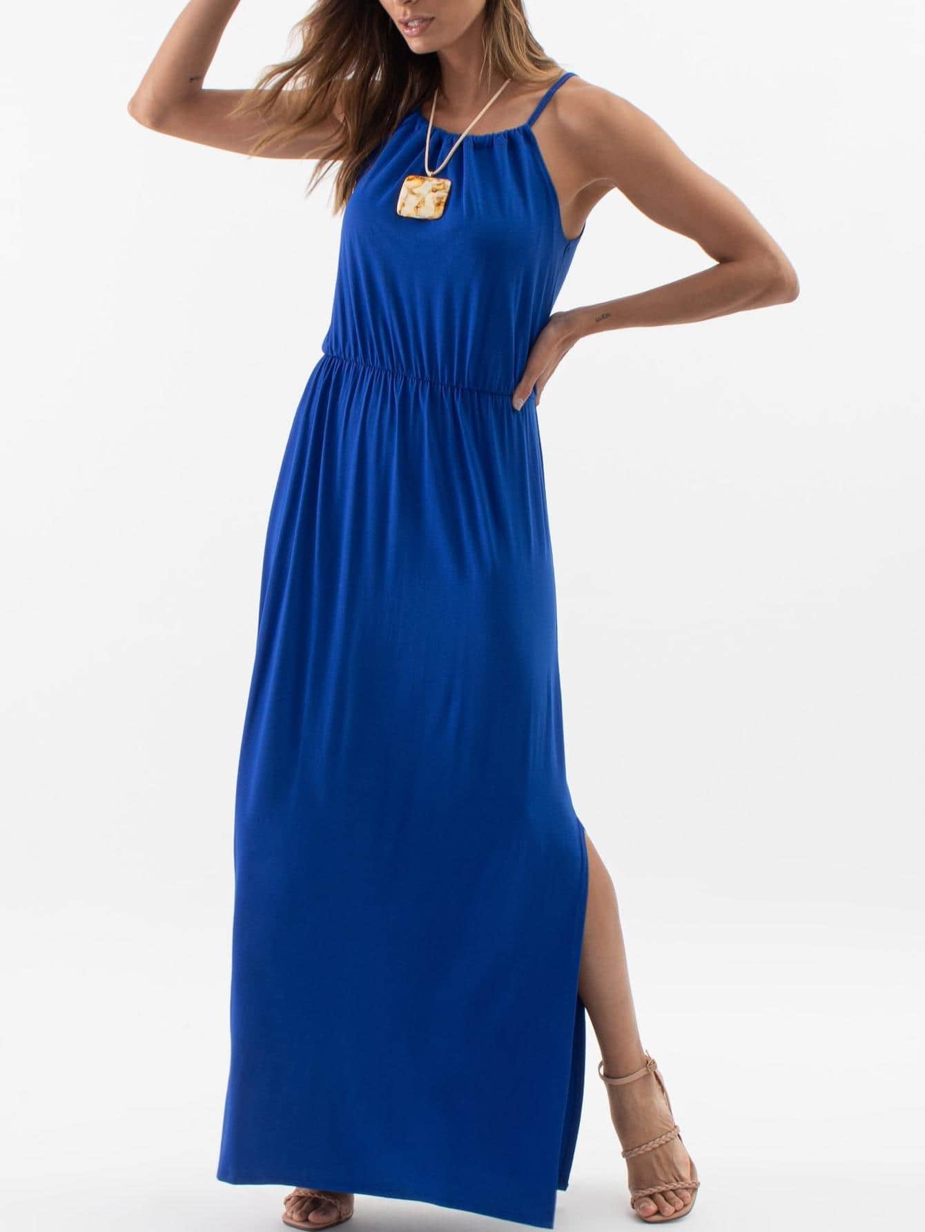 Women Dresses - Màu xanh lam - Xem 1