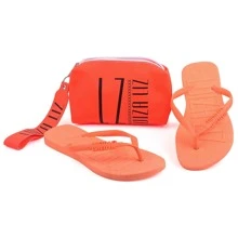 Women Flip-Flops - 橘色 - 查看 1