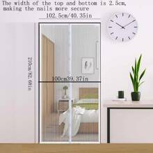 1入組白色防蚊門現代磁性門螢幕門 - 白色 - 查看 4