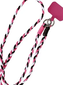 tejido ajustable Tira de celular con tarjeta de fijación Clip - Multicolor - Ver 4