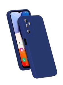 Capa De Silicone com Veludo dentro para Samsung A06,A16,A26A36,A56 - Azul Marinho - Visão 3