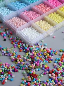 Diy Jewelry Making Kit With 24 Grids Includes Glass Beads, Striped Beads For Bracelet, Necklaces, Great Birthday Gift - sd24g006 - View 2