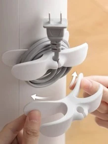 10 unidade Organizador de fios plástico armazenar simples para casa - Multicolorido - Visão 2