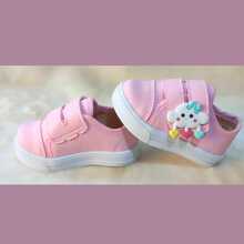 Tênis nuvem chuva de amor rosa bebê menina infantil - Rosa Bebê - Visão 2