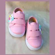 Tênis nuvem chuva de amor rosa bebê menina infantil - Rosa Bebê - Visão 3
