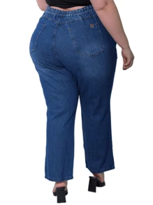 Plus Size Jeans - Azul lavado medio - Ver 2