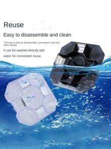 1入組塑料蟑螂捕捉器帶3包誘餌 - 彩色 - 查看 6