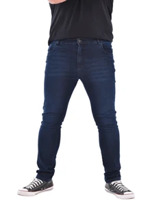 Men Jeans - 藏蓝色 - 查看 4