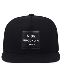 1 gorra de hip hop para hombres para uso diario, regalo de verano para amigo de la calle - Negro - Ver 2