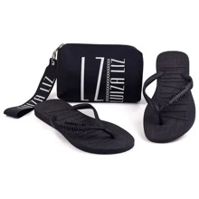 Women Flip-Flops - màu đen - Xem 2