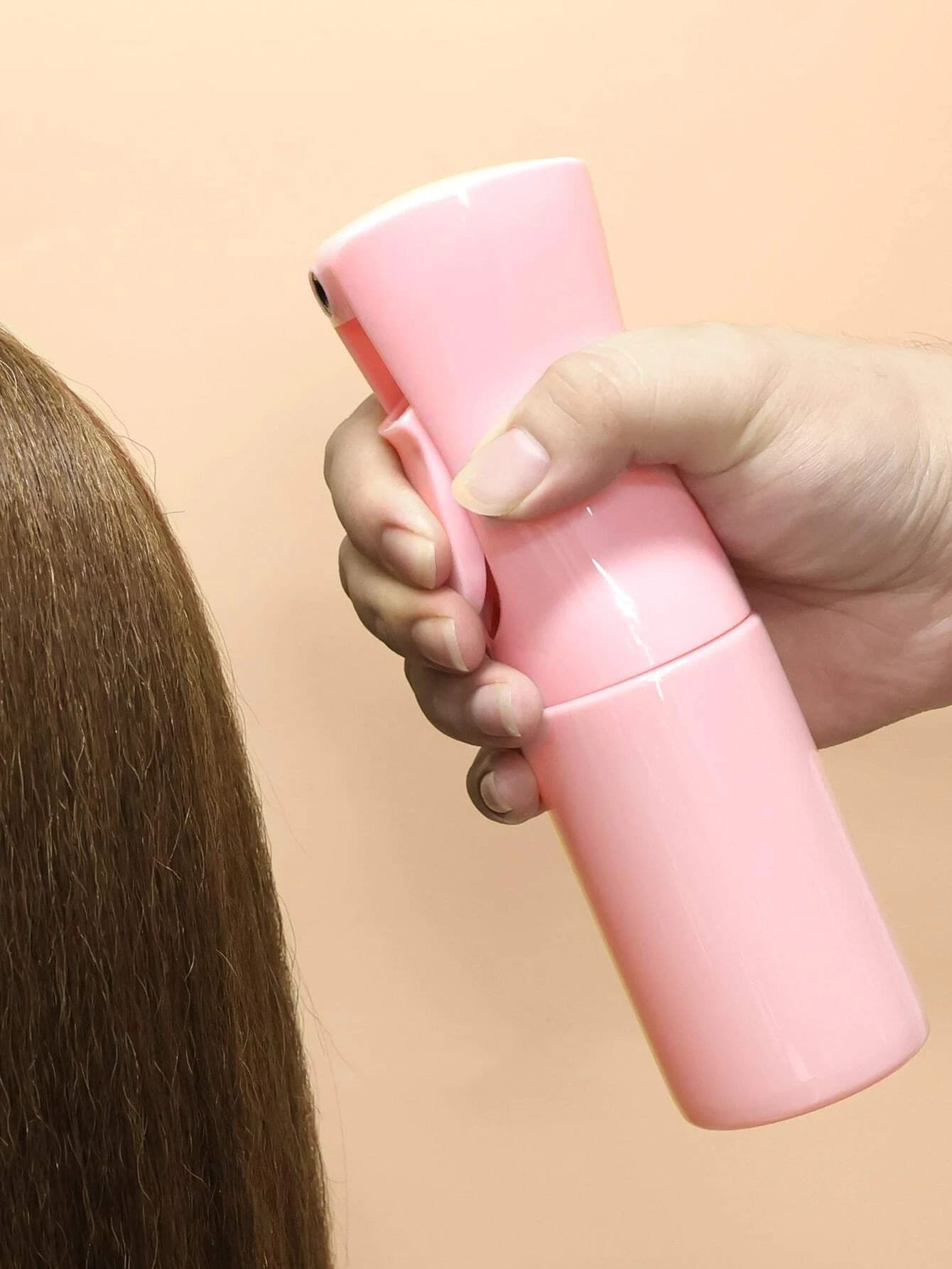 1 pieza Botella pulverizadora para el cabello 200ml - Rociador de agua ultrafino de niebla continua - Para peinar, limpiar, salones, plantas y talla grande - Rosa - Ver 1