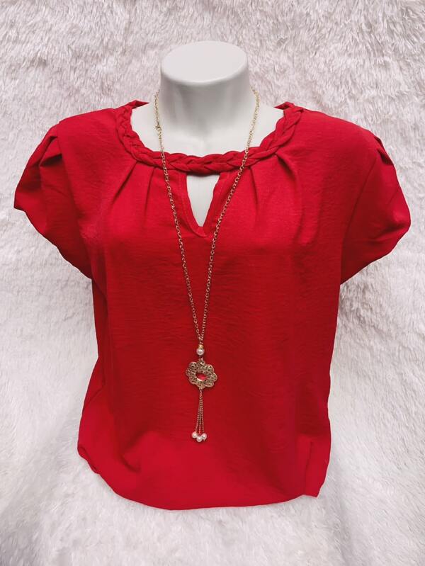 Blusa de manga curta/  Tamanho: M,G e GG / tecido: duna