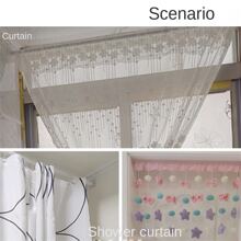 No-Drilling Telescopic Rod Bracket With Adhesive Hook For Home Bathroom Kitchen Window Curtain Rod, Strong Adhesive Acrylic Tape Included Decorations Decor Festival Decor Room Decor Home Decor Bed Room Decor Dress Pants Shoes Jeans Boots Skirt Bedroom, Organizer, Home Storage, White T Shirt Women, Black Pants Women, Ladies Winter Clothes, Dress,