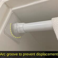 No-Drilling Telescopic Rod Bracket With Adhesive Hook For Home Bathroom Kitchen Window Curtain Rod, Strong Adhesive Acrylic Tape Included Decorations Decor Festival Decor Room Decor Home Decor Bed Room Decor Dress Pants Shoes Jeans Boots Skirt Bedroom, Organizer, Home Storage, White T Shirt Women, Black Pants Women, Ladies Winter Clothes, Dress,
