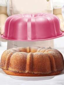 Molde para Hornear Tartas Rosca Antiadherente Reposteria 26CM - Rosa - Ver 4