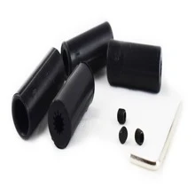 Red Stitching Leather Knob For Universal Car Lever (1 Piece)