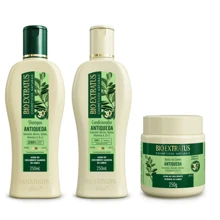 Bio Extratus Kit Jaborandi Shampoo, Condicionador e Banho de Creme Bio Extratus - 250mL Antiqueda