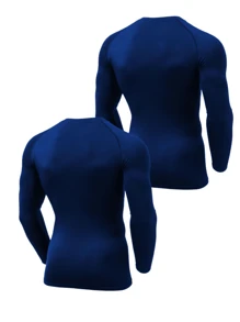 Men T-Shirts - Màu xanh hải quân - Xem 2