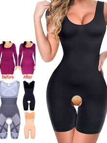 Fajas Colombianas Bodysuits: Shape Your Body - Black - View 5