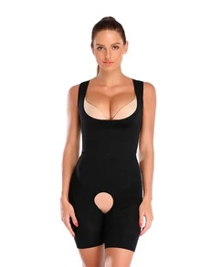 Fajas Colombianas Bodysuits: Shape Your Body - Black - View 10