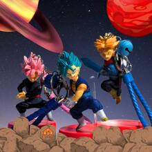 6 Pieces Assorted Large  Super Keychain With Base To Display Different Characters For Your Bag, Backpack, Keys - Nhiều màu - Xem 1