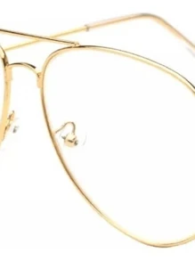 3 pzas Lentes transparentes de Moda para Hombre Estilo Piloto con Armazón  Lentes - Multicolor - Ver 7