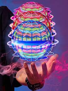 Mini Drone Toy For Children. Flying Sphere With Light. Fun Toy. - Multicolor - View 1