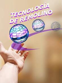 Mini Drone Toy For Children. Flying Sphere With Light. Fun Toy. - Multicolor - View 5