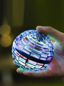 Mini Drone Juguete Esfera Voladora Flotante Con Luz Led. Control Remoto. - Multicolor - Ver 4