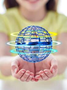 Mini Drone Juguete Esfera Voladora Flotante Con Luz Led. Control Remoto. - Multicolor - Ver 6