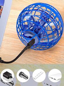 Mini Drone Juguete Esfera Voladora Flotante Con Luz Led. Control Remoto. - Multicolor - Ver 7
