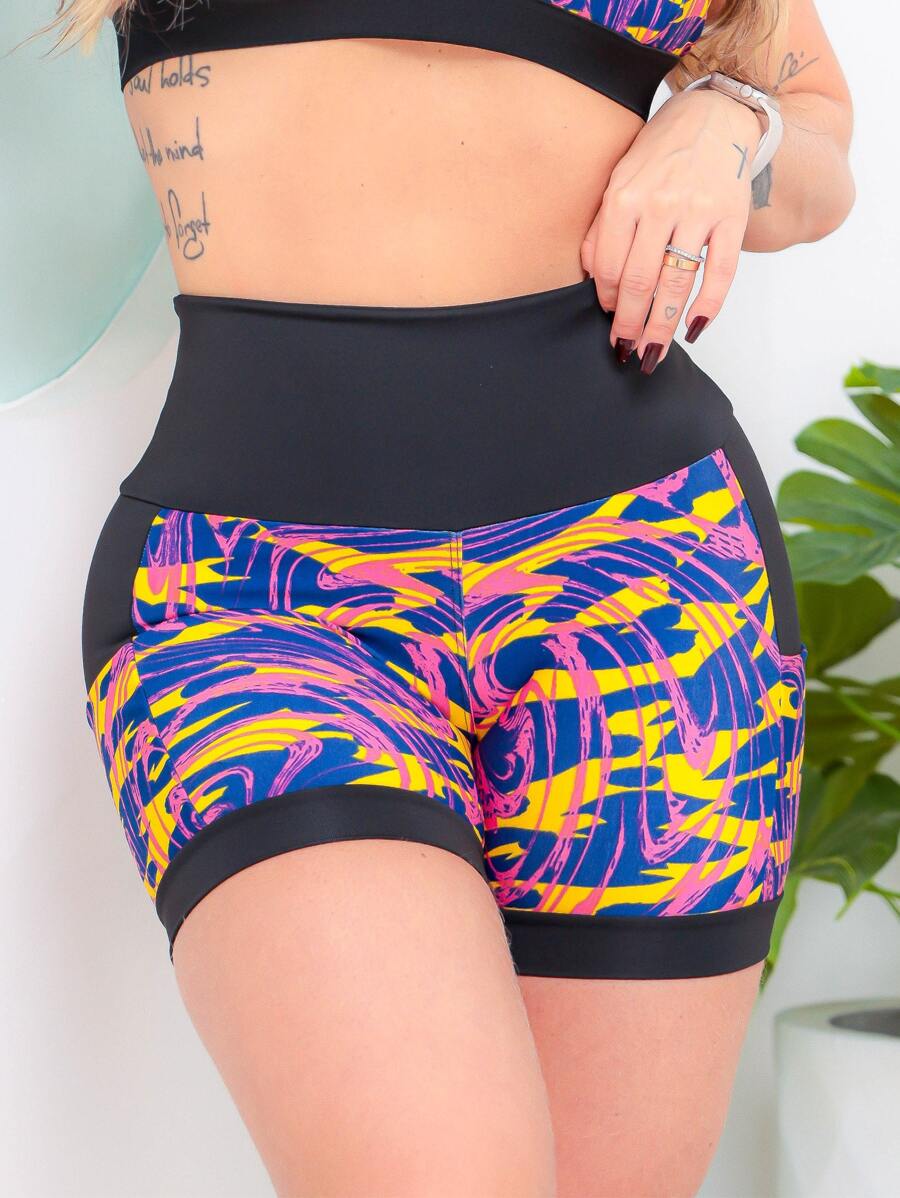 Women Sports Shorts - Aprikos - Visa 1