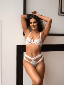 Women Sexy Lingerie - trắng - Xem 3