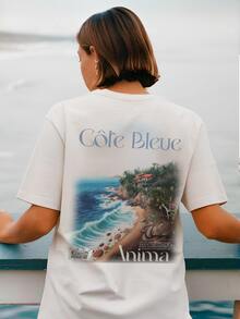 Playera de Hombre para Verano Comoda Excelente Diseño Old Money Verano Outfit - Blanco - Ver 4
