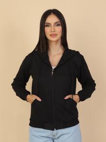 Women Sweatshirts - màu đen - Xem 3