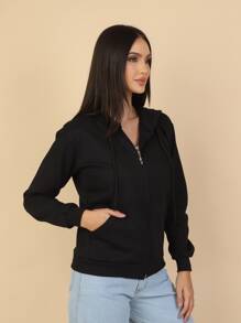 Women Sweatshirts - màu đen - Xem 4