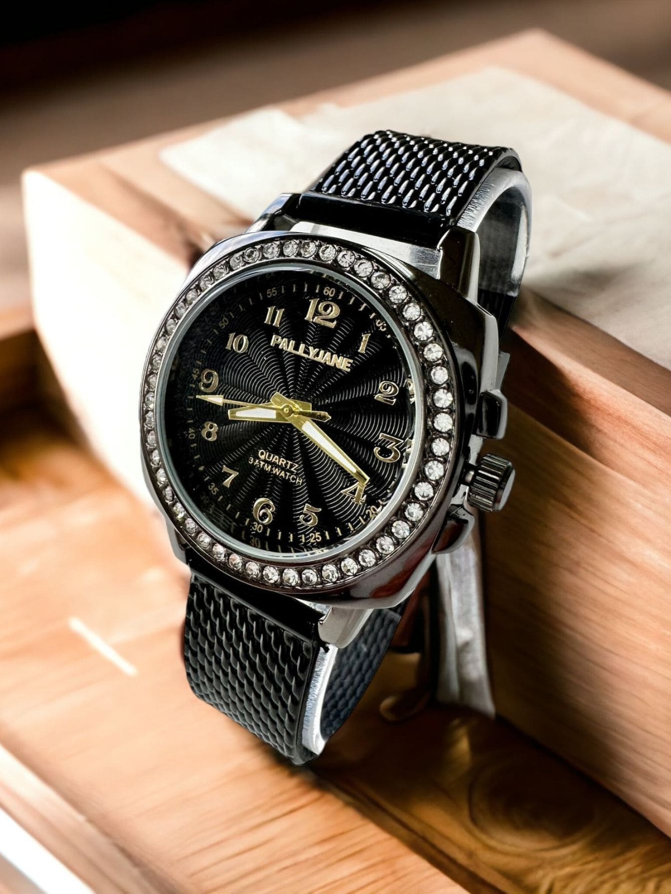 Women's Quartz Watches - Black - View 1
