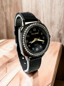 Women's Quartz Watches - Black - View 2