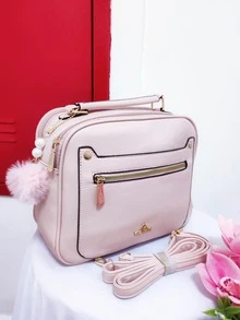 Women Satchels - 淺粉色 - 查看 2