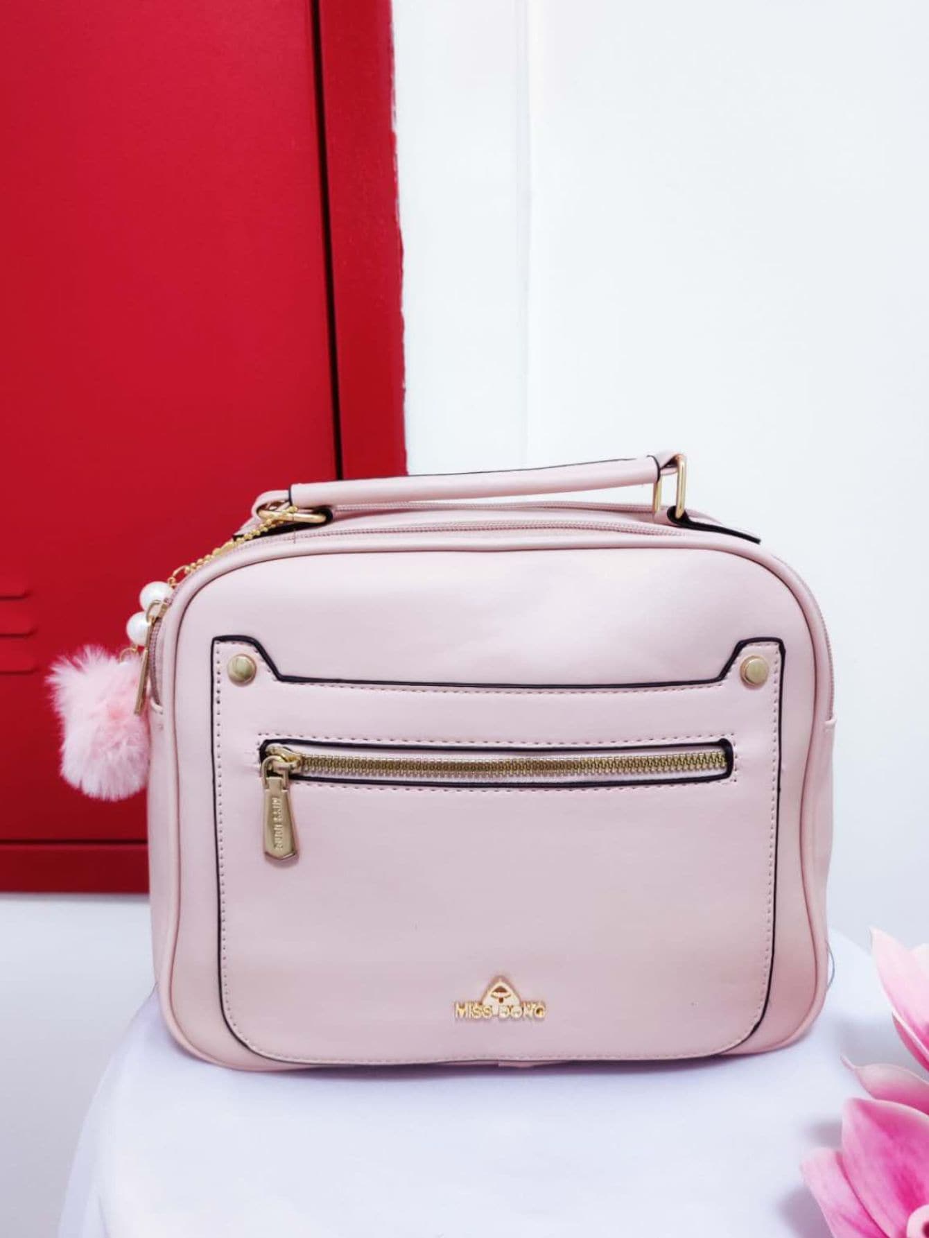 Women Satchels - 淺粉色 - 查看 1