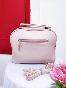 Women Satchels - 淺粉色 - 查看 3